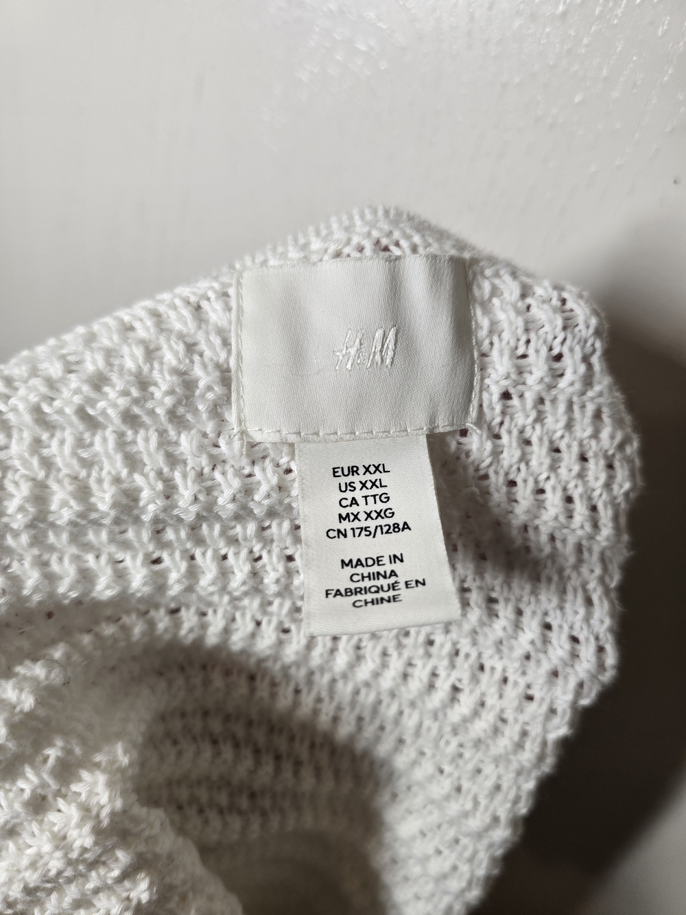 H&M White Cropped Ribbed Tank Top - Picture 4 of 4